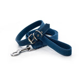 Blue ecofriendly matching dog collar and leash set project blu zambezi